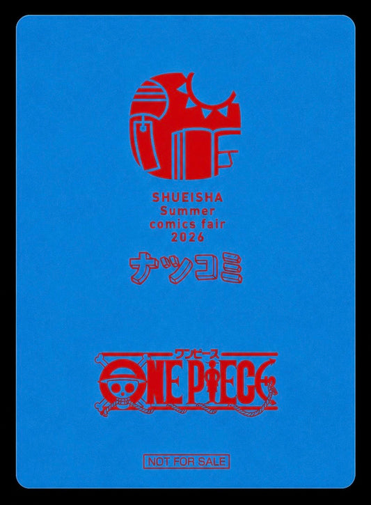 One Piece NatsuComi 2026 Metakira Card Eiichiro Oda Summer Comics Fair Promo Japan Limited - Japanese One Piece Card