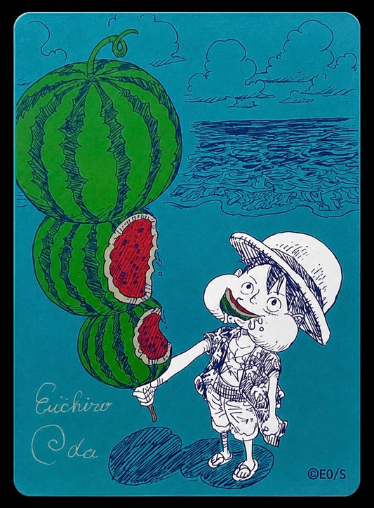 One Piece NatsuComi 2026 Metakira Card Eiichiro Oda Summer Comics Fair Promo Japan Limited - Japanese One Piece Card
