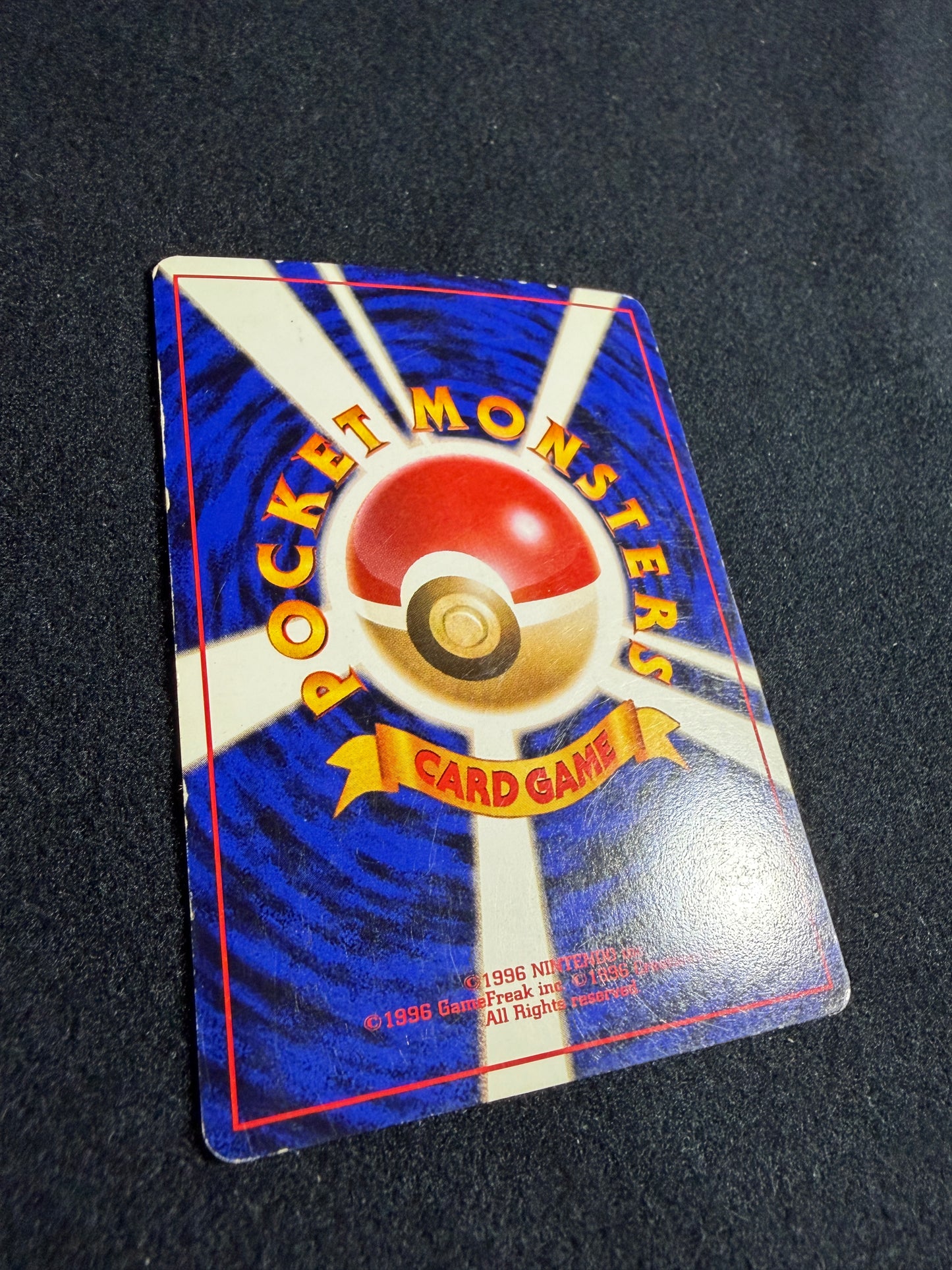 Venusaur No.003 Old Back - Japanese Pokemon Card